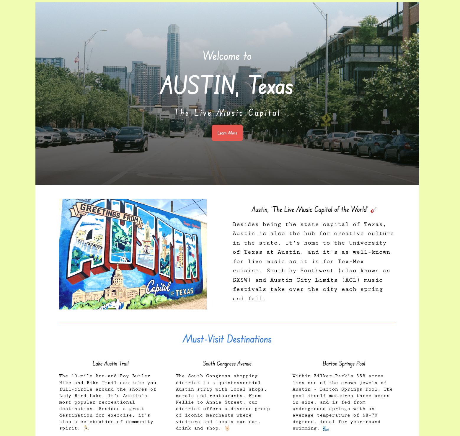 Travel Guide to Austin, Texas